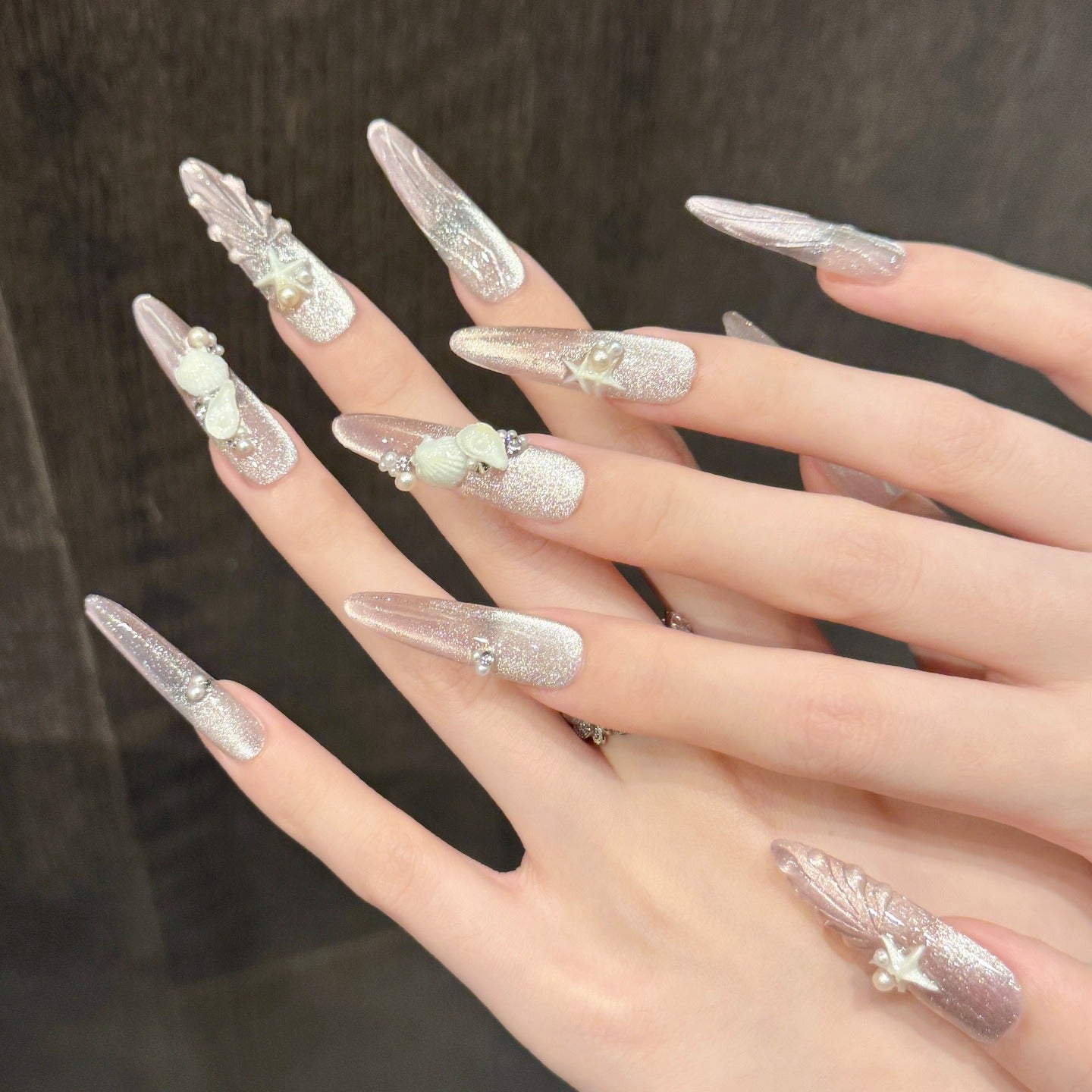 Pink Beach Summer Series Nail and wearable nail pads
