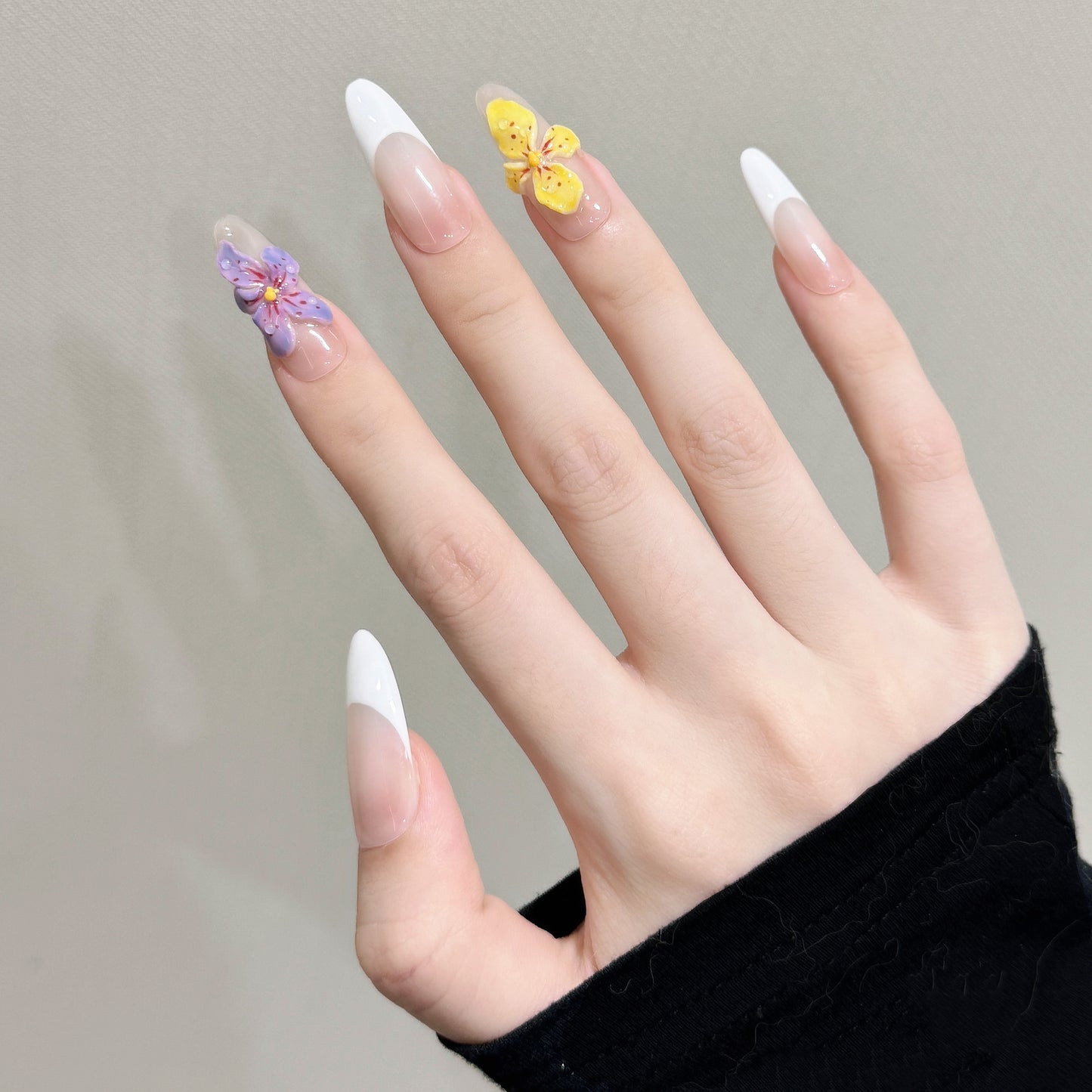Summer Colorful Flower Series Nail care and Wearable nail pads