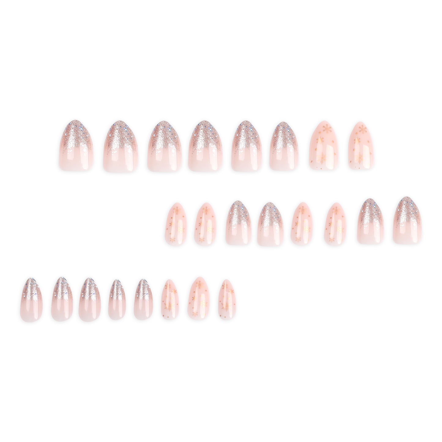 Naked powder semi-transparent Meranti nail stickers, detachable and waterproof nail stickers