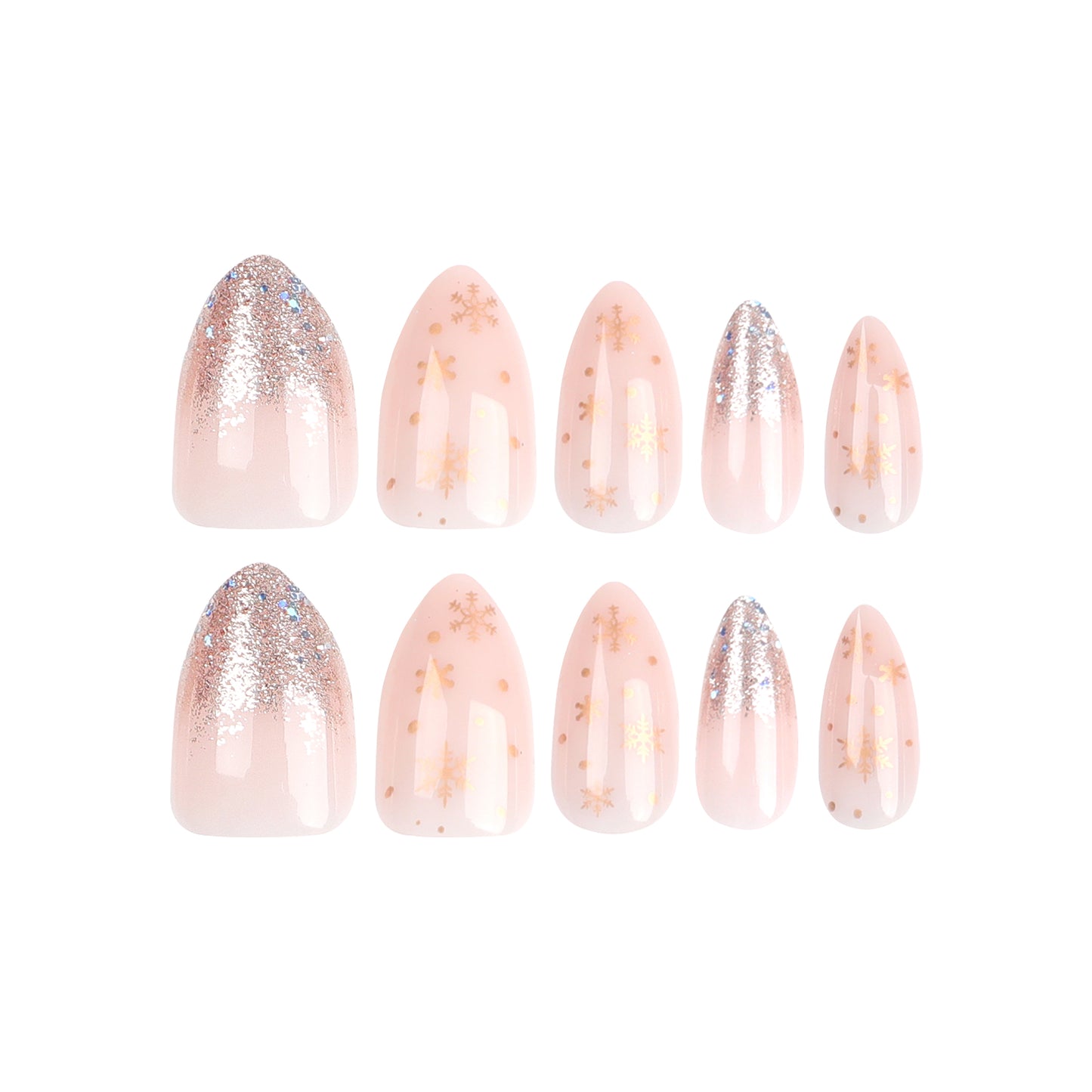Naked powder semi-transparent Meranti nail stickers, detachable and waterproof nail stickers