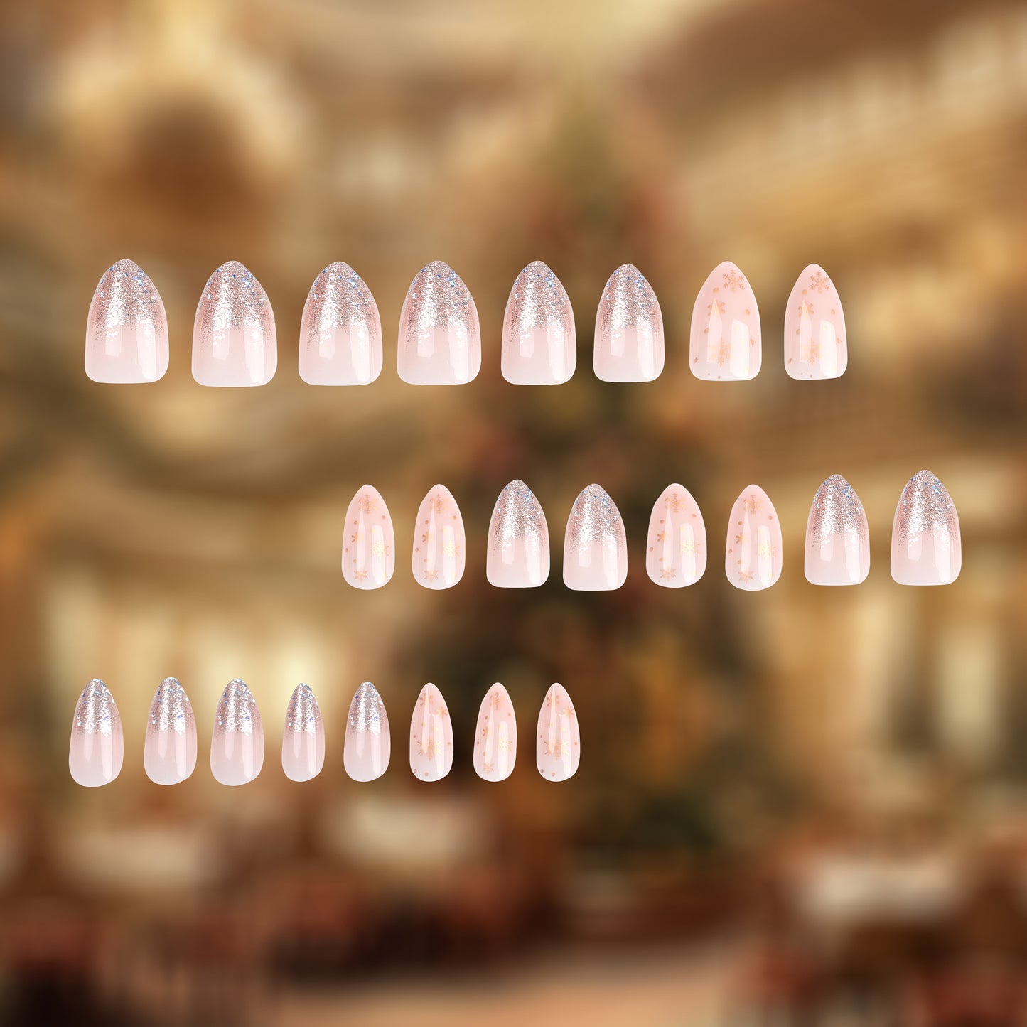 Naked powder semi-transparent Meranti nail stickers, detachable and waterproof nail stickers