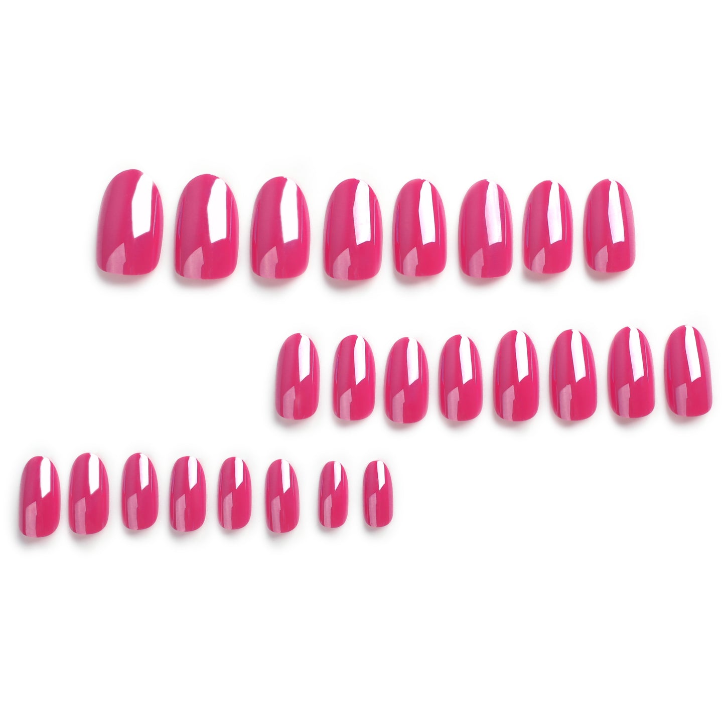 Pure handmade False Nails French Ballerina Pink Fake Nails