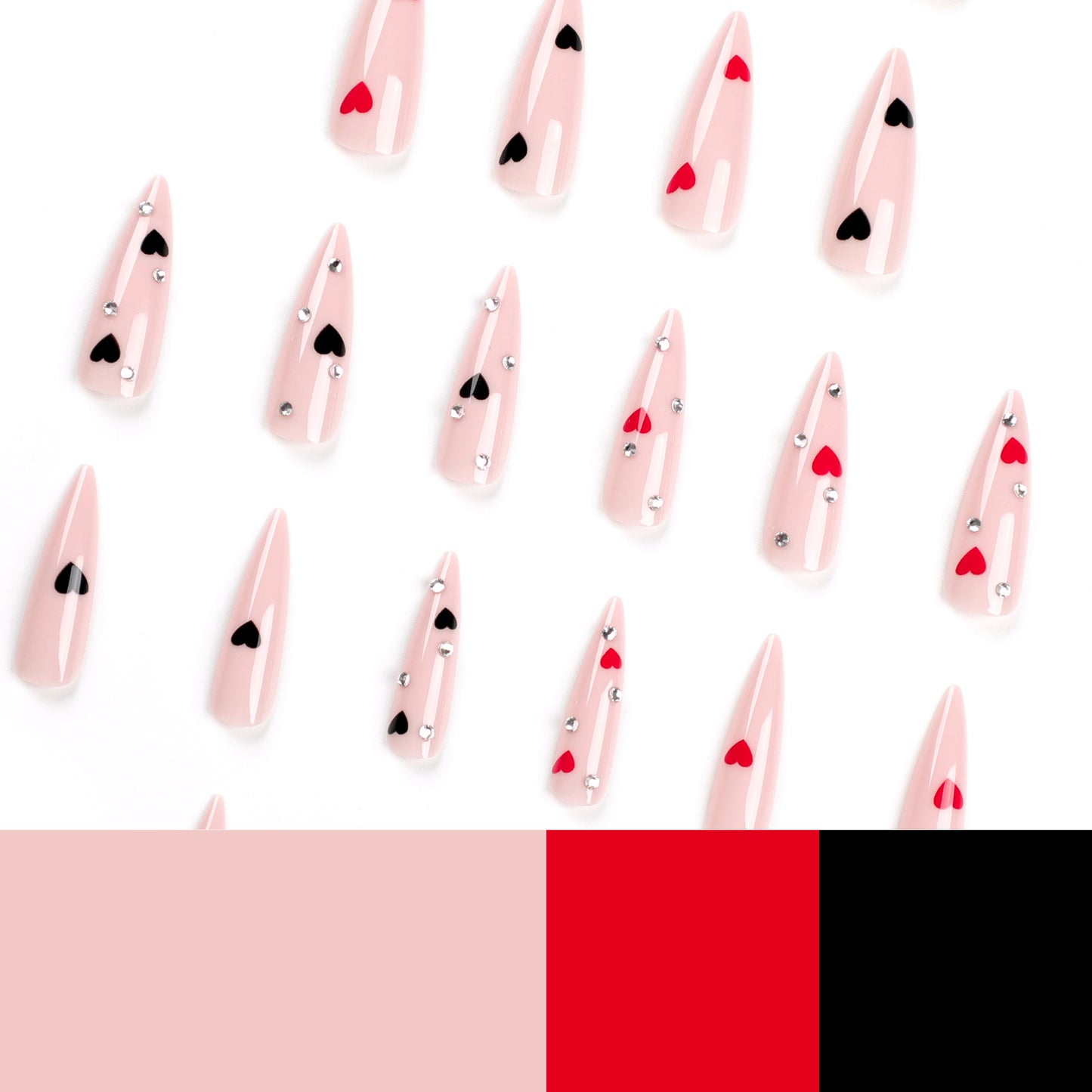 European and American fake nails, special nail pieces for wearing nails, French nail art tips, nail patches and finished nail pieces