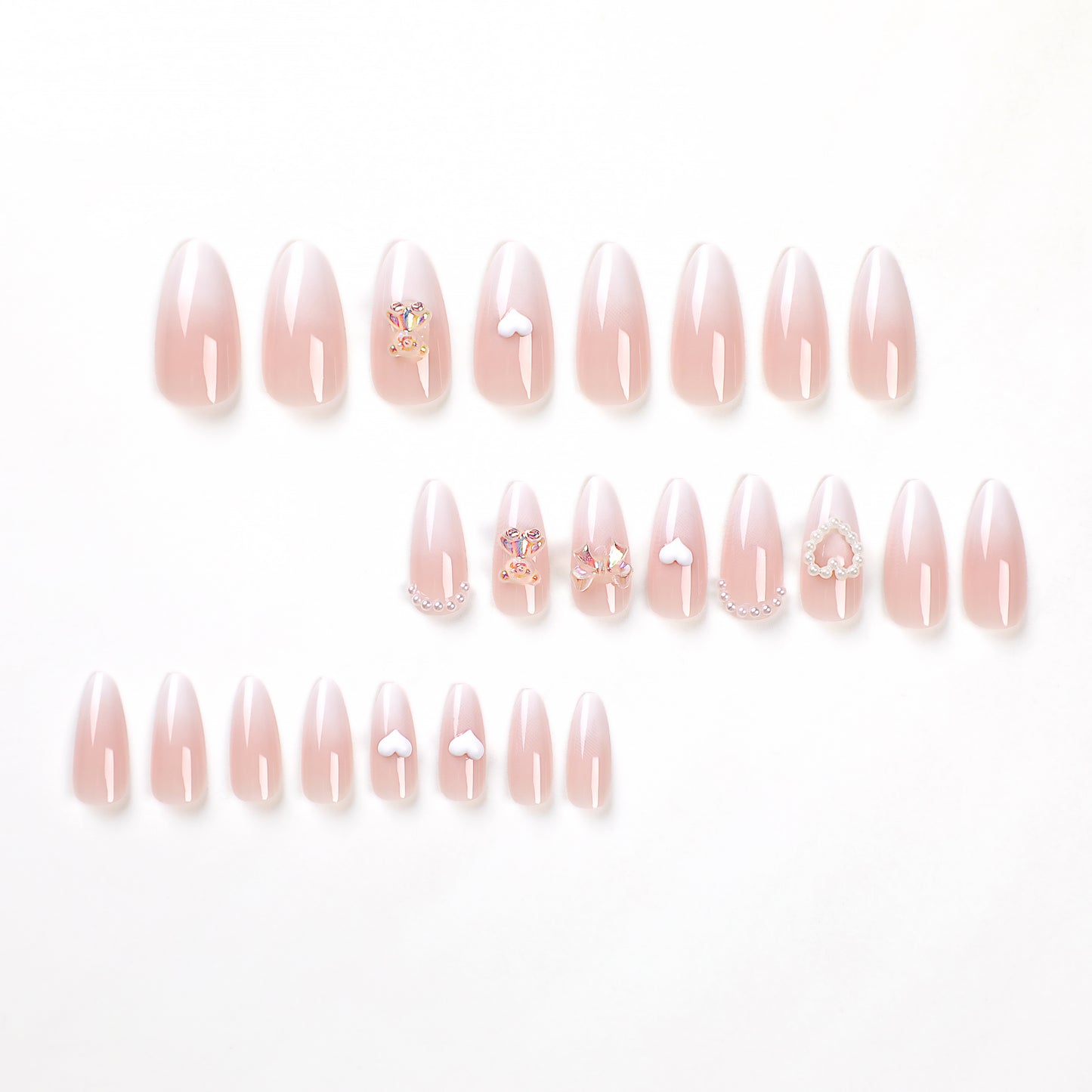 European and American fake nails, special nail pieces for wearing nails, French nail art tips, nail patches and finished nail pieces