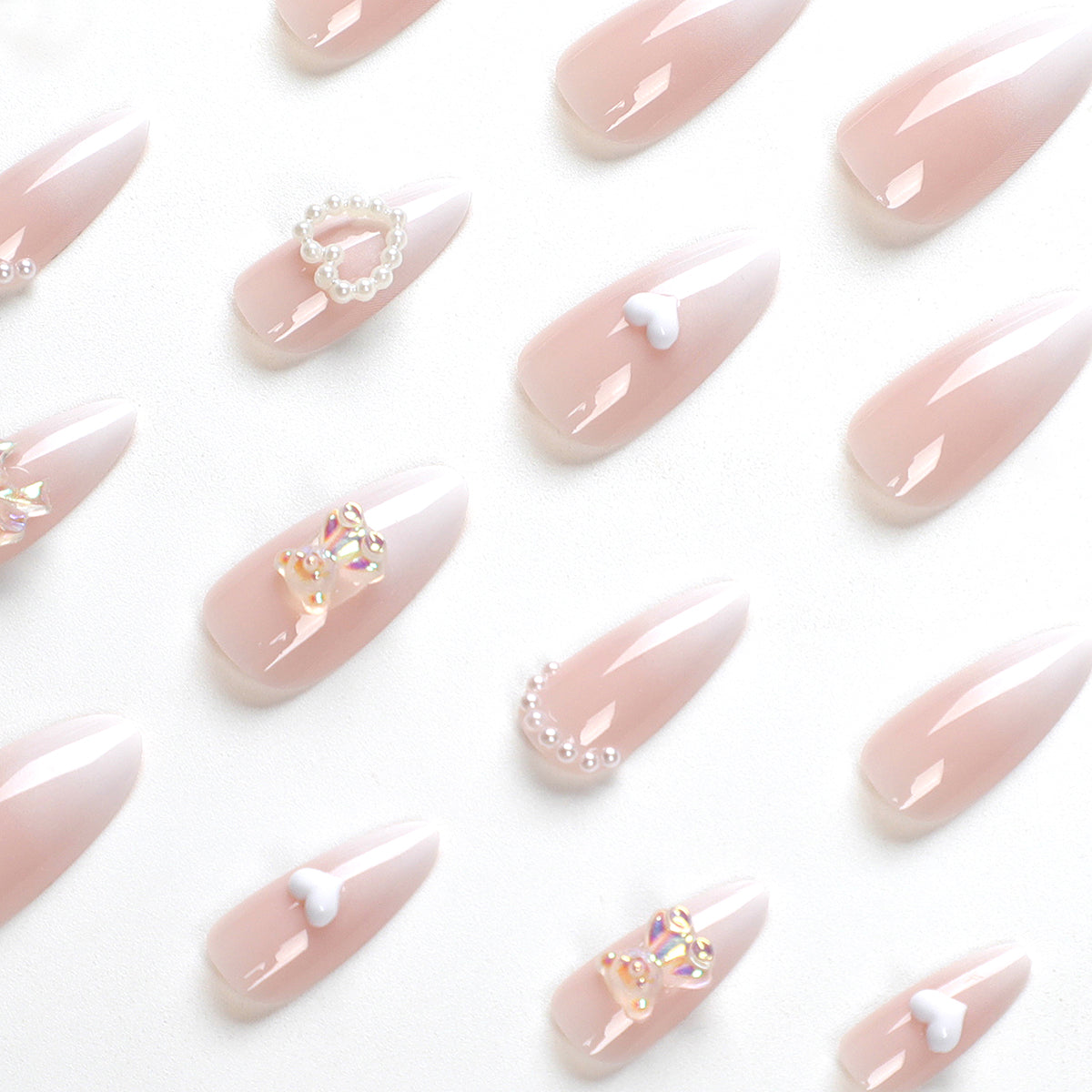 European and American fake nails, special nail pieces for wearing nails, French nail art tips, nail patches and finished nail pieces