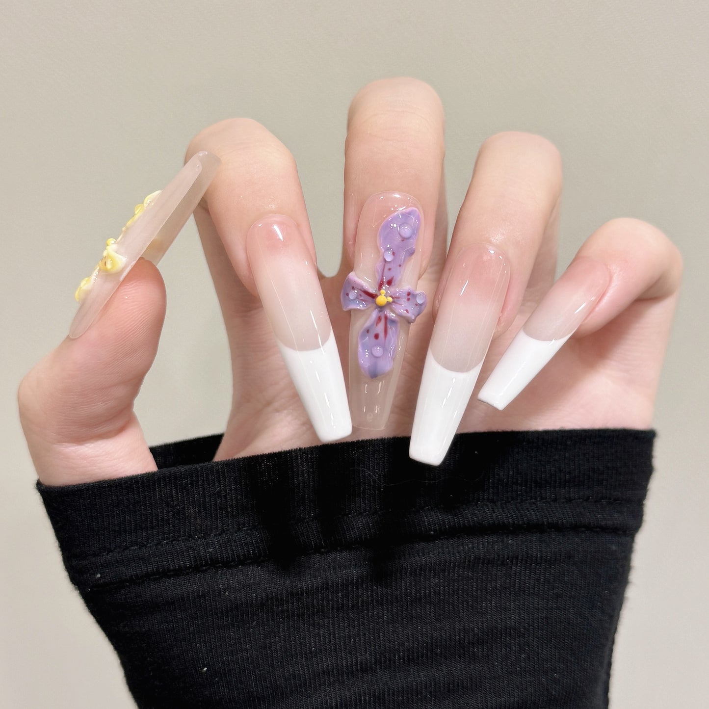 Summer Colorful Flower Series Nail care and Wearable nail pads