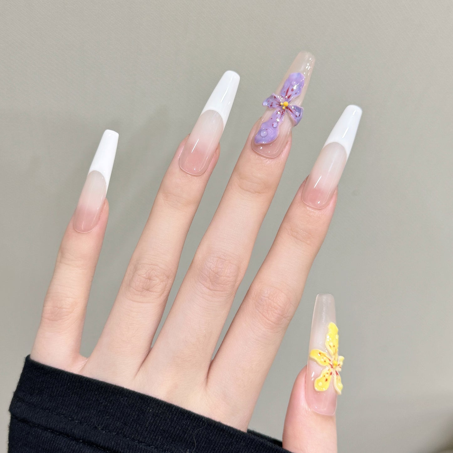 Summer Colorful Flower Series Nail care and Wearable nail pads