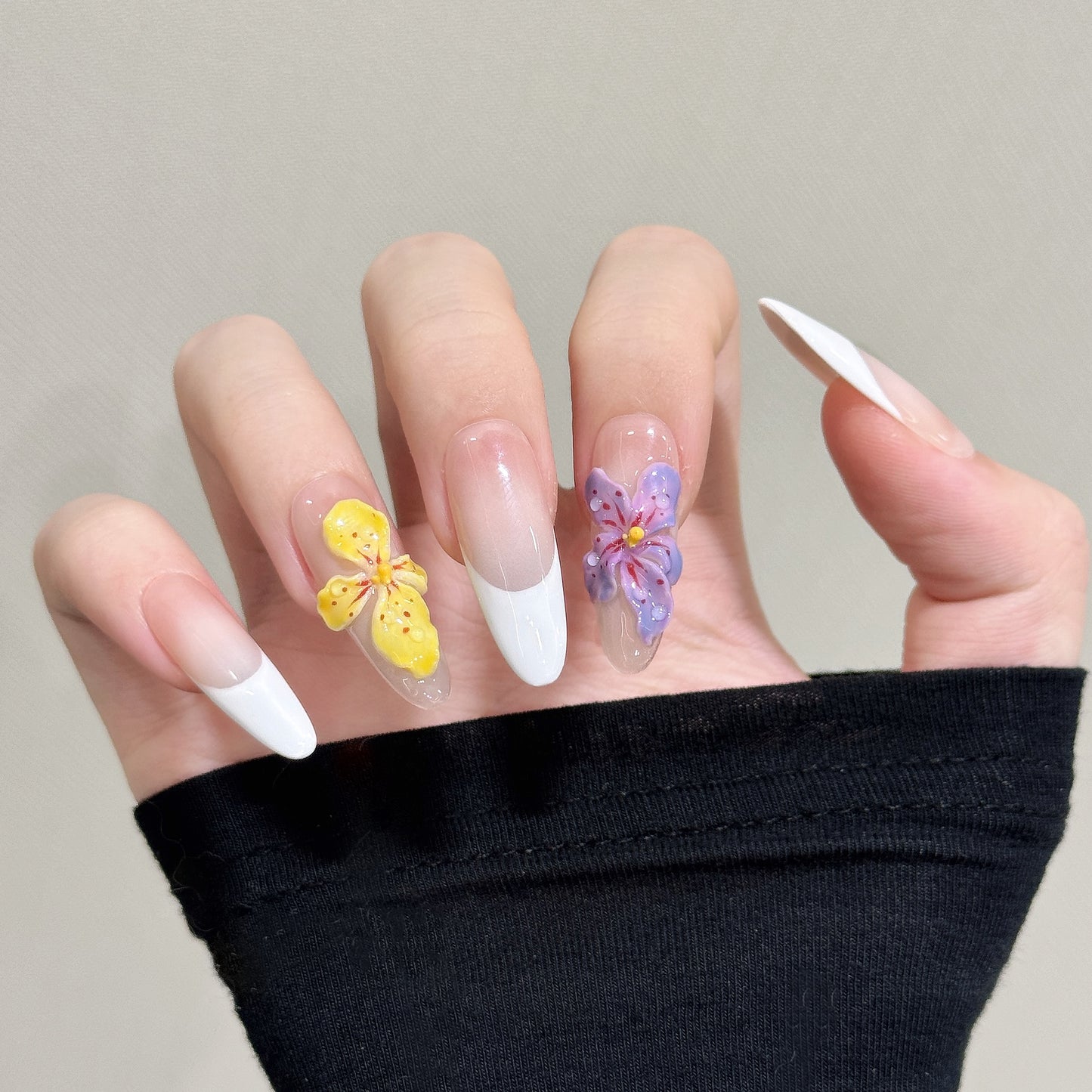 Summer Colorful Flower Series Nail care and Wearable nail pads