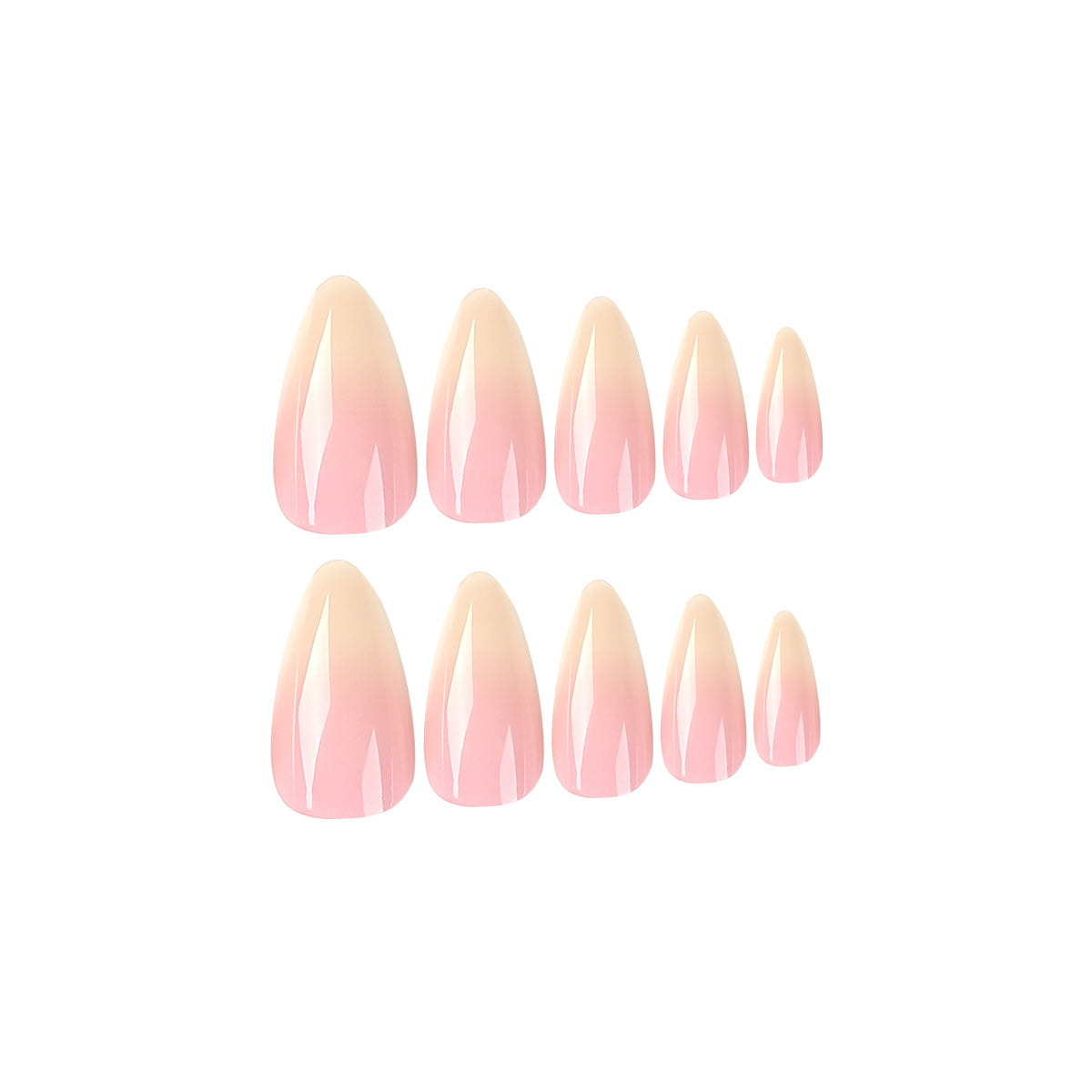 New nude three-dimensional shell wearable nail pieces are selling well. Almond-shaped nail art and French nail patches are wearable