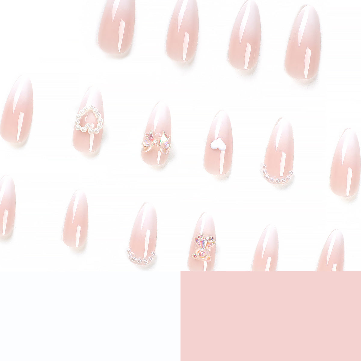 European and American fake nails, special nail pieces for wearing nails, French nail art tips, nail patches and finished nail pieces